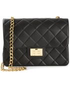 Designinverso Compact Quilted Faux-Leather Shoulder Bag - Lyst