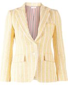 Thom Browne Striped Bouclé Blazer - Lyst