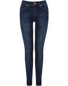 Oasis Premium Cherry Slim Fit Mid Blue Jeans - Lyst