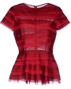 Oscar de la Renta Blouse - Lyst