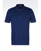 Emporio Armani Polo Shirt In Cotton Pique - Lyst