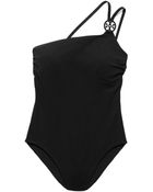 Tory Burch Logo Oneshoulder One Piece - Lyst