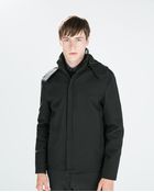 Zara Jacket With Hood - Lyst