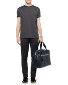 Lanvin Cotton Poplin and Jersey T-shirt - Lyst
