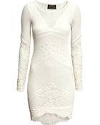 H&M Lace Dress - Lyst