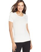 Jones New York Shortsleeve Crewneck Tee - Lyst