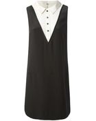 Marc By Marc Jacobs Shirt Detail Dress - Lyst