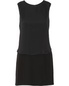 Rag & Bone Fleet Layered Crepe Mini Dress - Lyst