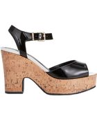Fendi Cecilia Platform Wedge Sandals - Lyst
