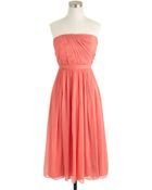 J.Crew Petite Mindy Dress In Silk Chiffon - Lyst