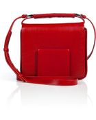 Jil Sander Red Leather Shoulder Bag - Lyst