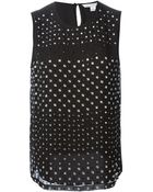 Diane von Furstenberg 'Jules' Embellisehd Top - Lyst