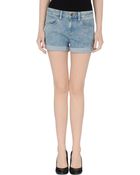 Guess Denim Bermudas - Lyst