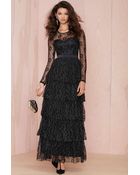 Nasty Gal Shed A Tier Lace Dress - Lyst