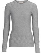 Stefanel Mixed Stitch Sweater - Lyst