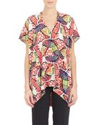 Zero + Maria Cornejo Ziggy-Print Tasi Top - Lyst
