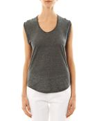Isabel Marant Melany Linen Tank - Lyst