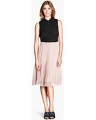 H&M Pleated Skirt - Lyst
