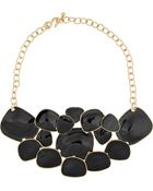 Kenneth Jay Lane Gold-Plated Enamel Necklace - Lyst