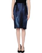 Elie Tahari Knee Length Skirt - Lyst