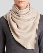 C By Bloomingdale's Angelina Solid Cashmere Scarf - Lyst