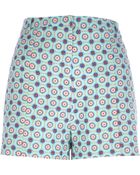 River Island Turquoise Tile Print Shorts - Lyst