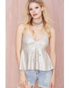 Nasty Gal Sequins Of Events Top - Lyst