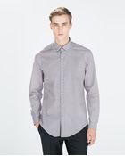 Zara Geometric Print Shirt - Lyst