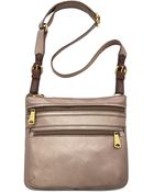 Fossil Explorer Leather Crossbody - Lyst