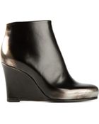 Jil Sander Wedge Boots - Lyst