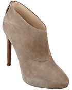 Nine West Navajoe Leather Or Suede Booties - Lyst