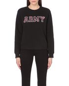 Izzue Text-Motif Jersey Sweatshirt - Lyst