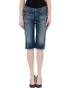 Coast + Weber + Ahaus Denim Bermudas - Lyst
