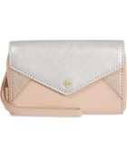Tory Burch Robinson Envelope Wallet - Lyst