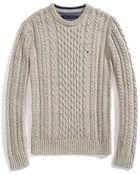 Tommy Hilfiger Cable Crew Neck Sweater - Lyst