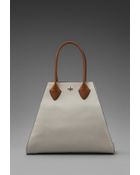 Pour La Victoire Yves Large Tote in White - Lyst