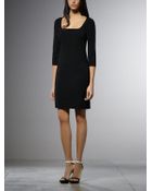 Patrizia Pepe Mix Color Short Tube Dress In Stretch Viscose Cadi - Lyst