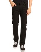Diesel Belther Black Overdyed Slim Fit Jeans - Lyst