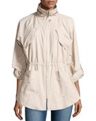 Catherine Catherine Malandrino Twill Pocket-Detail Jacket - Lyst