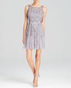 Aidan Mattox Dress - Sleeveless Embellished Fit And Flare - Lyst