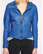 Muubaa Presley Leather Biker Jacket - Lyst