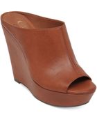 Jessica Simpson Lovell Platform Wedge Sandals - Lyst