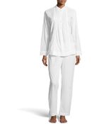 Donna Karan New York Cotton Batiste Pajama Set - Lyst