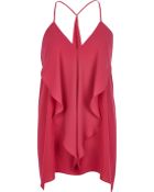 River Island Pink Longline Draped Cami Top - Lyst