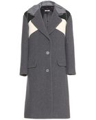 Miu Miu Wool Coat - Lyst