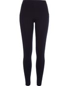 River Island Navy Blue High Waisted Leggings - Lyst