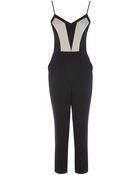 Oasis Satin Bodice Jumpsuit - Lyst
