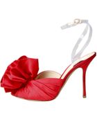 Moschino Satin Heels - Lyst