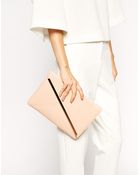 Asos Slanted Bar Clutch Bag - Lyst