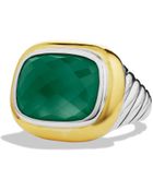 David Yurman Waverly Ring with Green Onyx Gold - Lyst